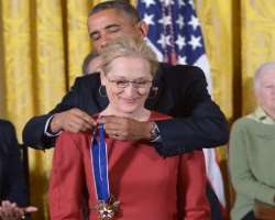 She was regarded with the Presidential Medal of Freedom by President Barack Obama on November 24, 2014 She was regarded with the Presidential Medal of Freedom by President Barack Obama on November 24, 2014.